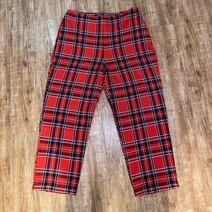 Plaid Tailored UO Trousers